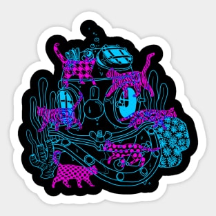 Feline Wet Sticker